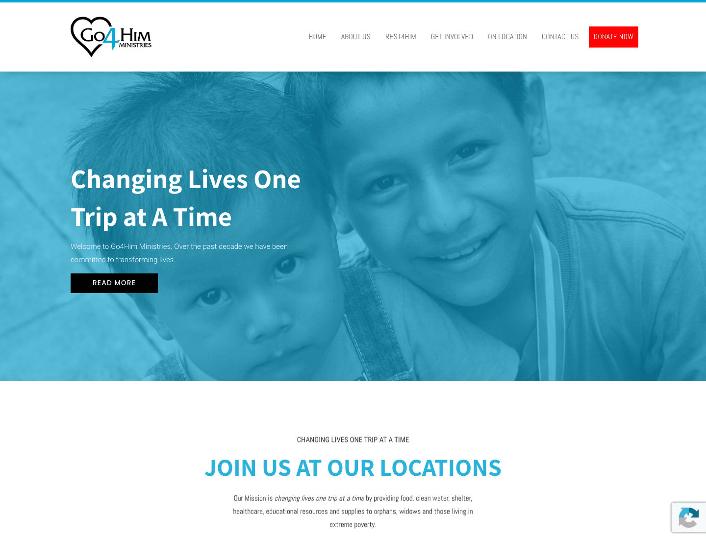 The Go4Him Ministries website